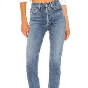 Agolde Riley High Rise in Frequency size 26